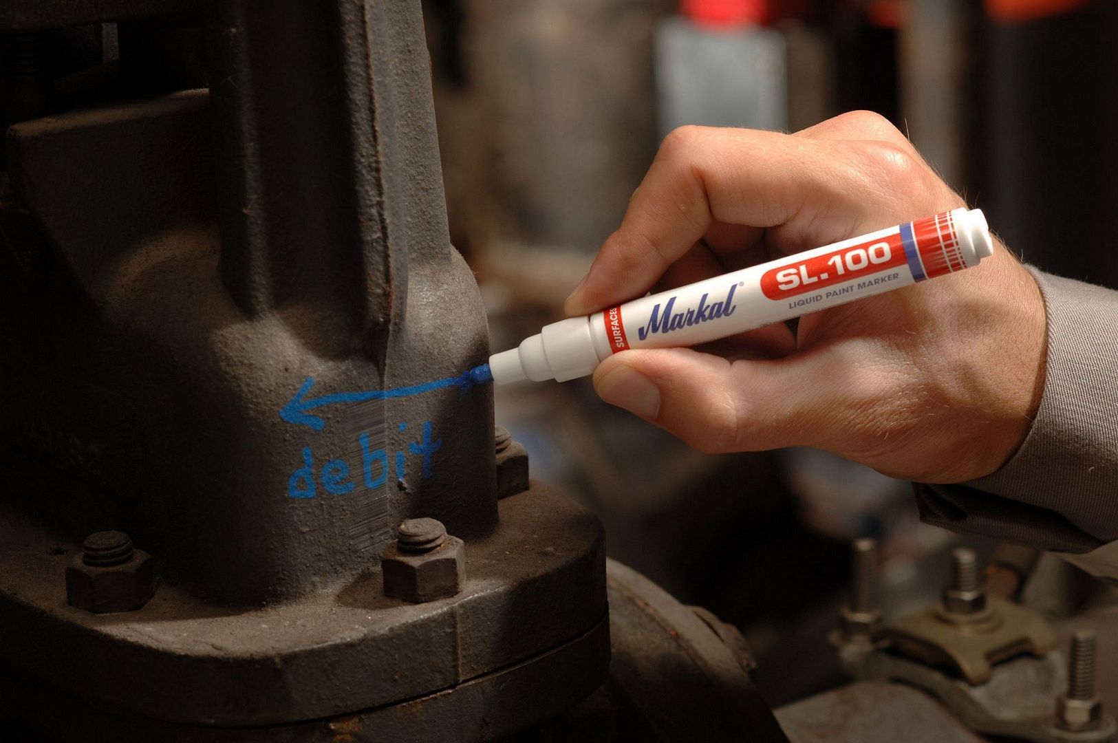 Маркер Markal SL.100 перманентный универсальный