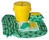 Комплект для устранения проливов Brady Lab Spill Kit в бочке (адсорбция 60 литров)