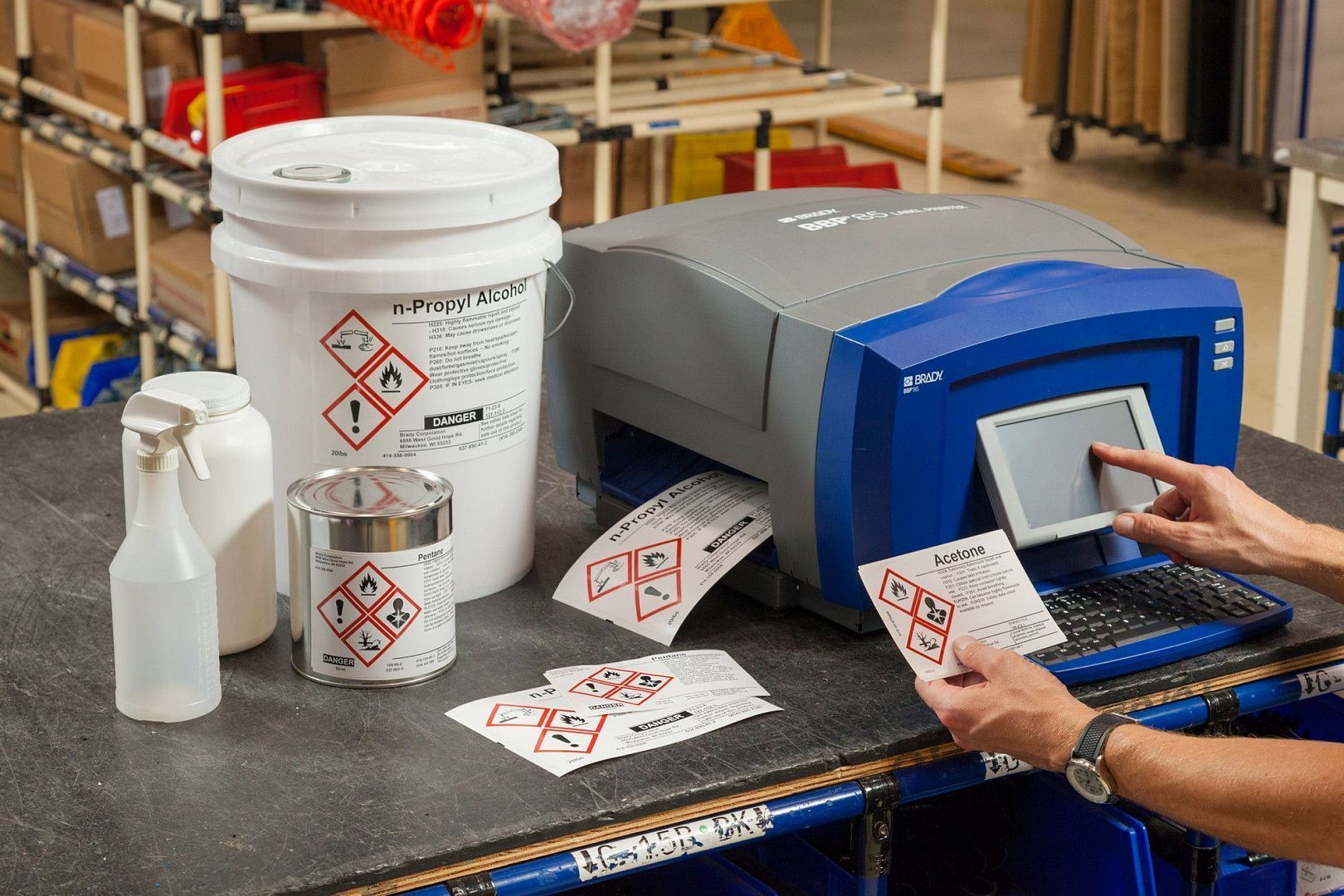 Промышленный принтер этикеток BRADY BBP85