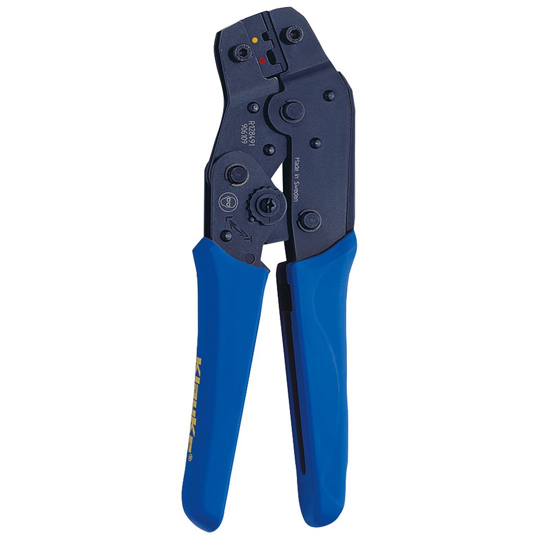 K80 Пресс-клещи с храпов. мех-м для изол. кольцевых и др. наконечников (0,1 - 1 мм2, овал)