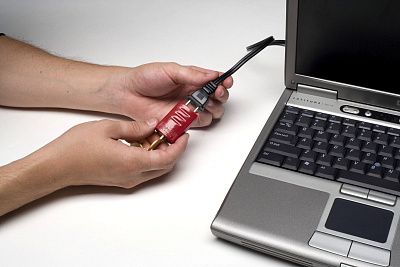 Блокиратор штепселей-вилок Stopower, ABS-пластик, 45х28х19 мм, цвет – красный, 1 шт/упак