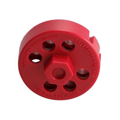 Блокиратор тросовый Pro-Lock, стальной трос в виниловой оболочке, материал зажима – полипропилен, длина троса – 1.5 м, диаметр троса – 3.5 мм, ключ в комплекте, цвет – красный, 1 шт/упак