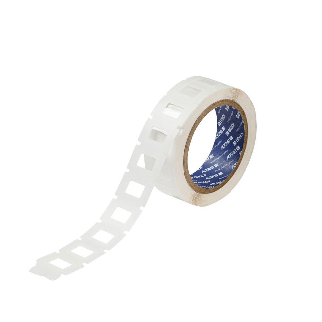 Этикетка THT с белой рамкой, полиэстер B-712