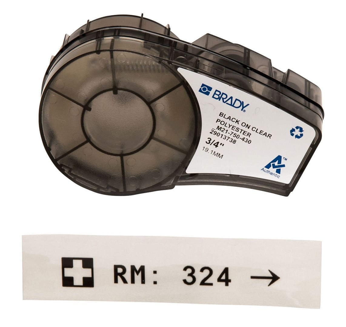 Картридж Brady для принтеров M210, M211 и BMP21 материал B-430 полиэстер, лента