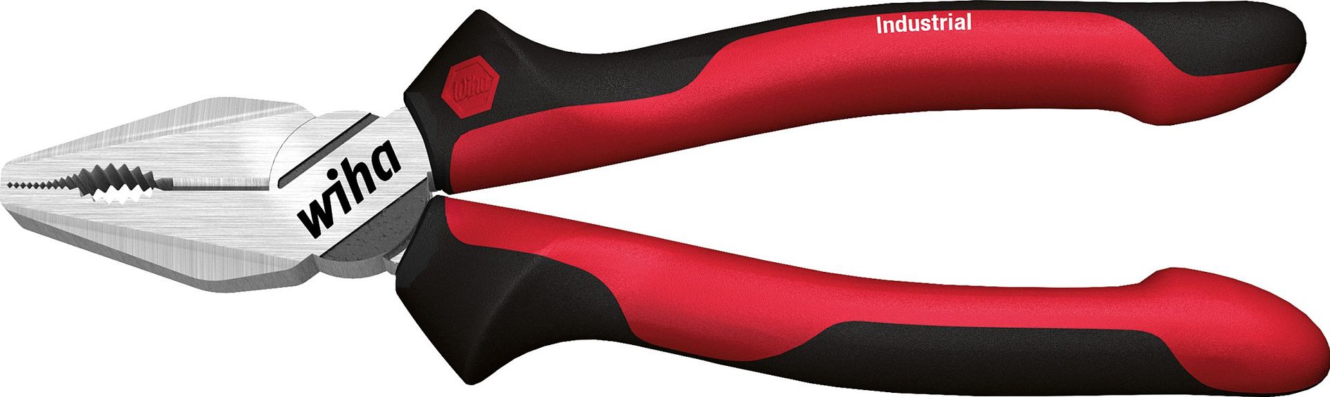 Пассатижи Wiha Industrial с DynamicJoint и OptiGrip со сверхдлинной режущей кромкой