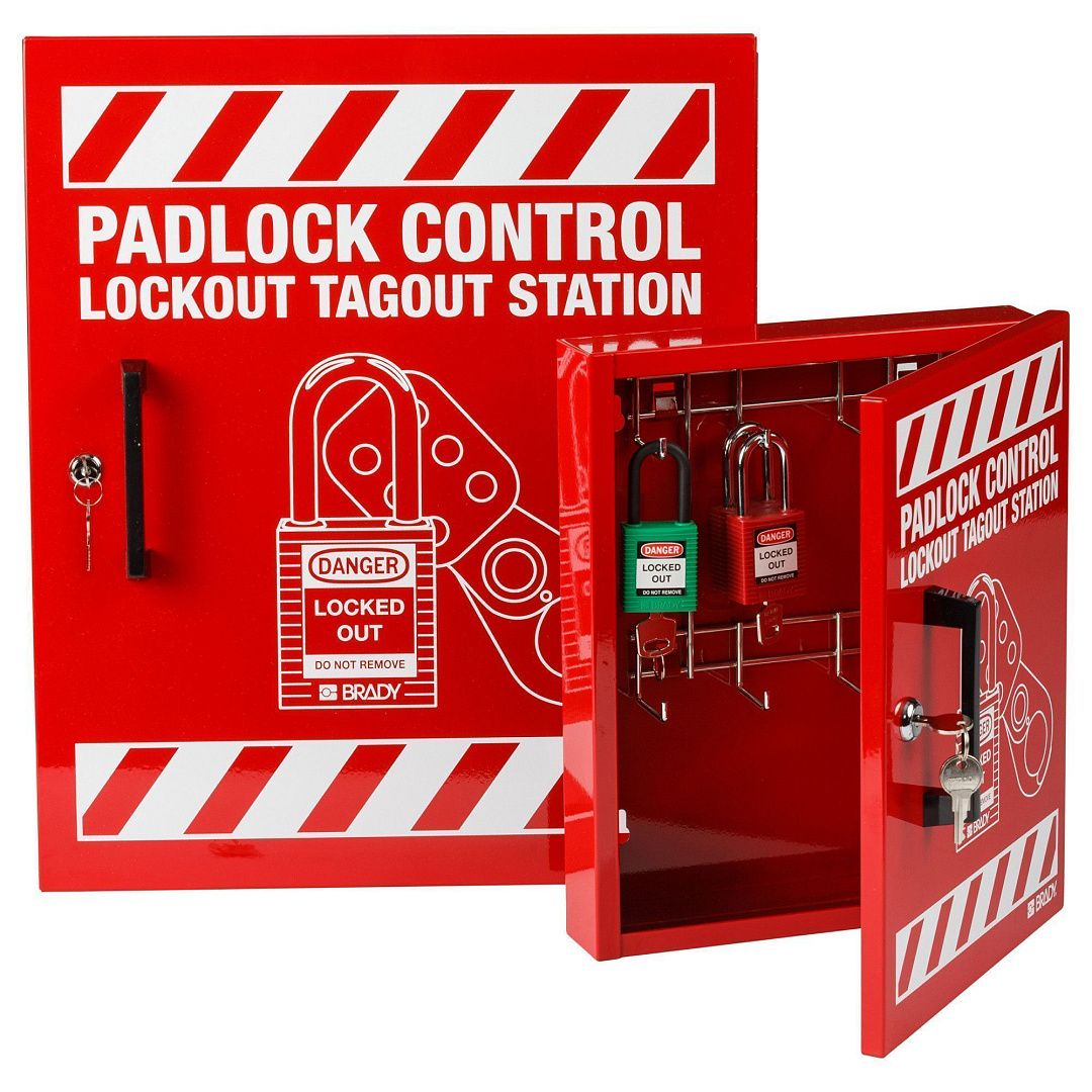 Станция для замков Brady металлическая