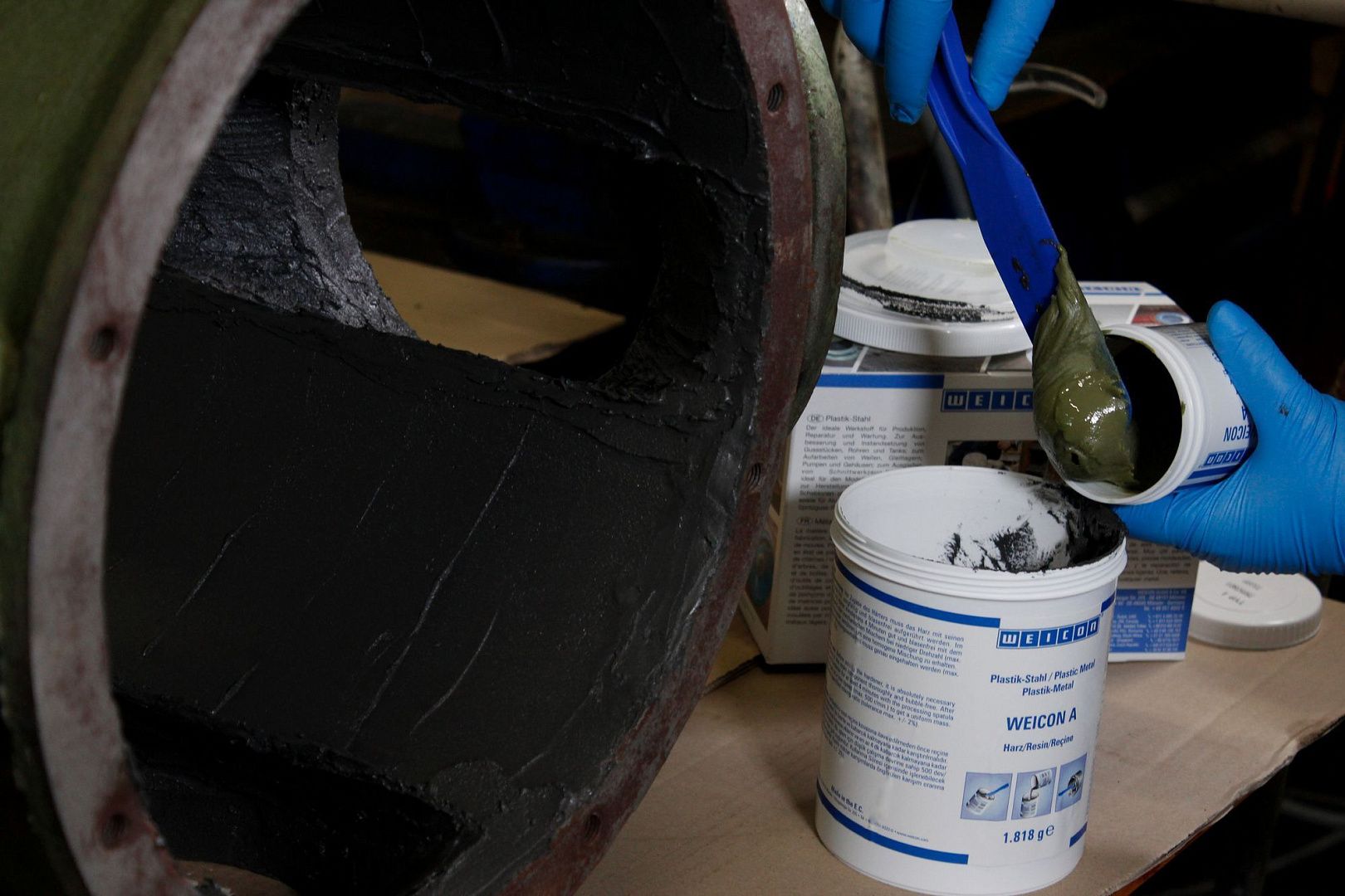 10103073 WEICON WPG-19 (2 кг) Эпоксидный композит