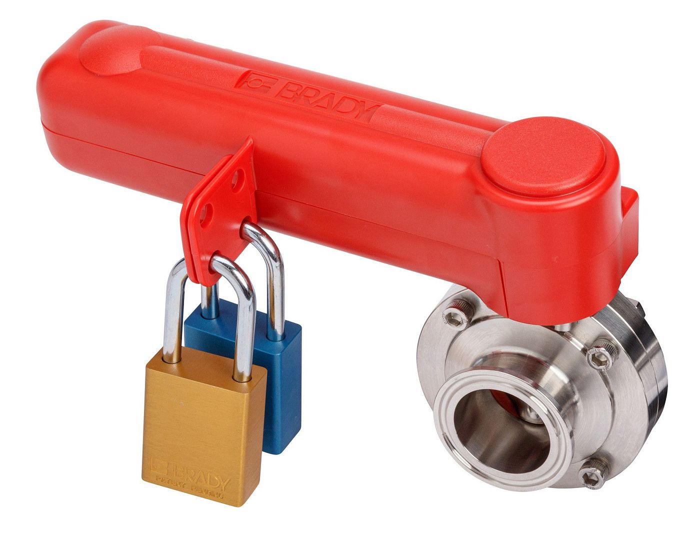 Блокиратор поворотных клапанов Brady типа "бабочка"