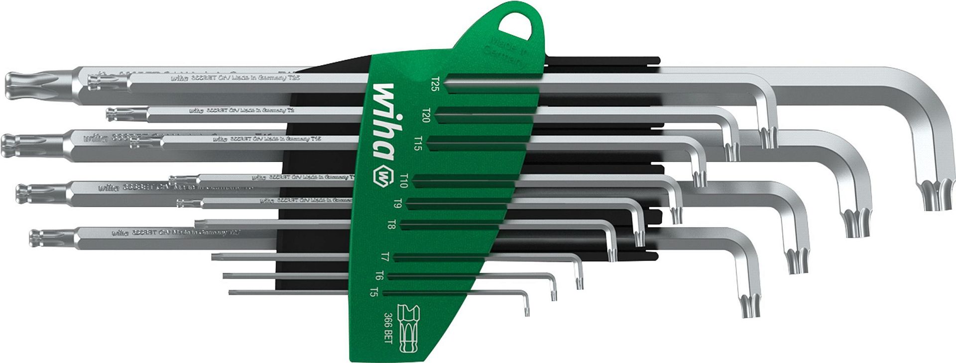Набор ключей Wiha ProStar Stubby TORX MagicSpring сферическая головка