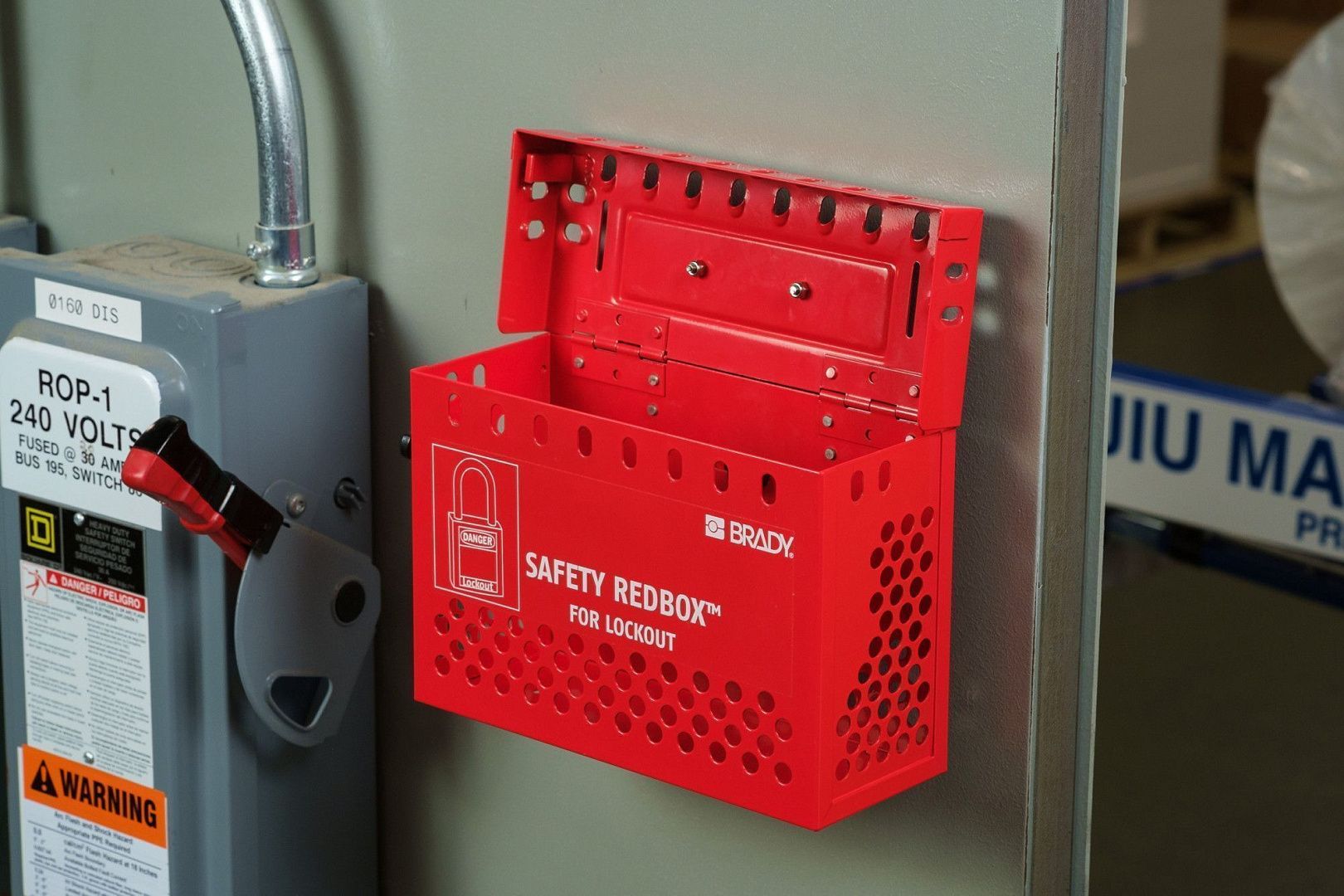 Бокс групповой Brady Safety Redbox