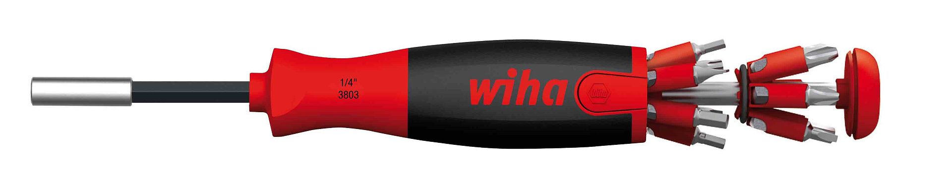 Отвёртка Wiha LiftUp 25 (шлиц, Phillips, Pozidriv, TORX)