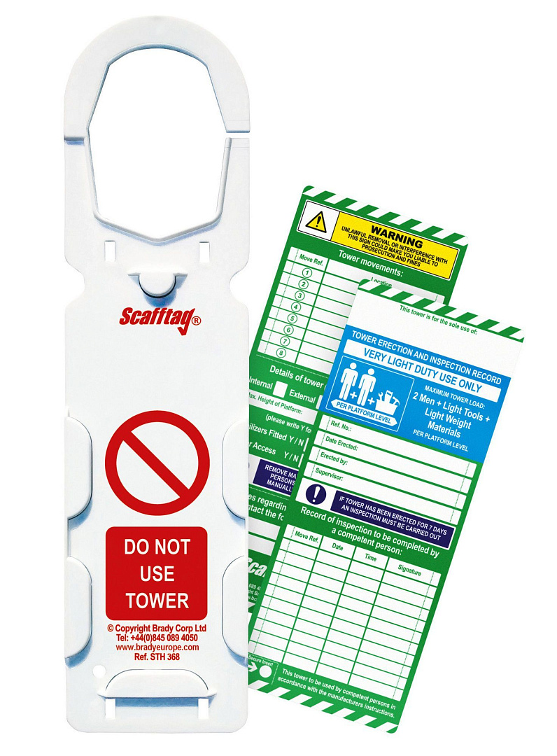 Комплект Brady Scafftag MK1