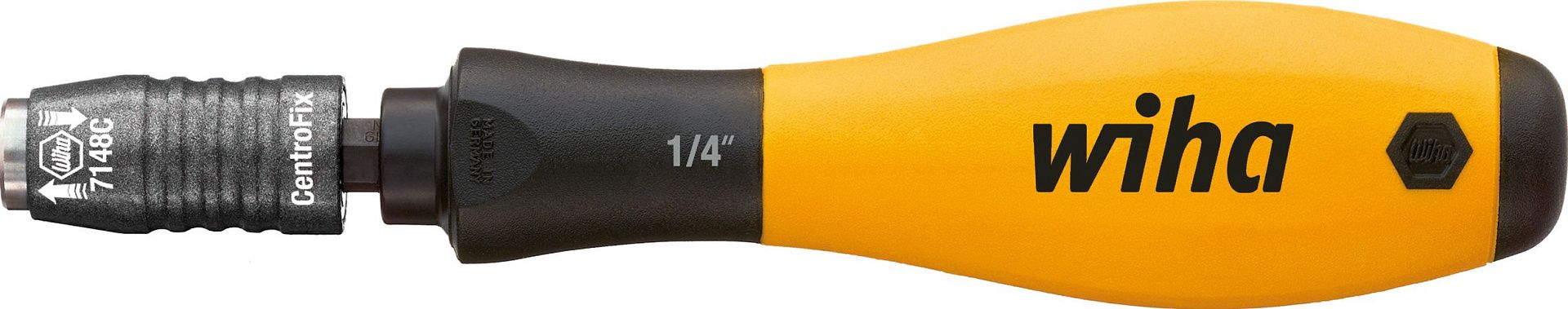 Отвертка Wiha SoftFinish ESD с держателем бит и механической блокировкой