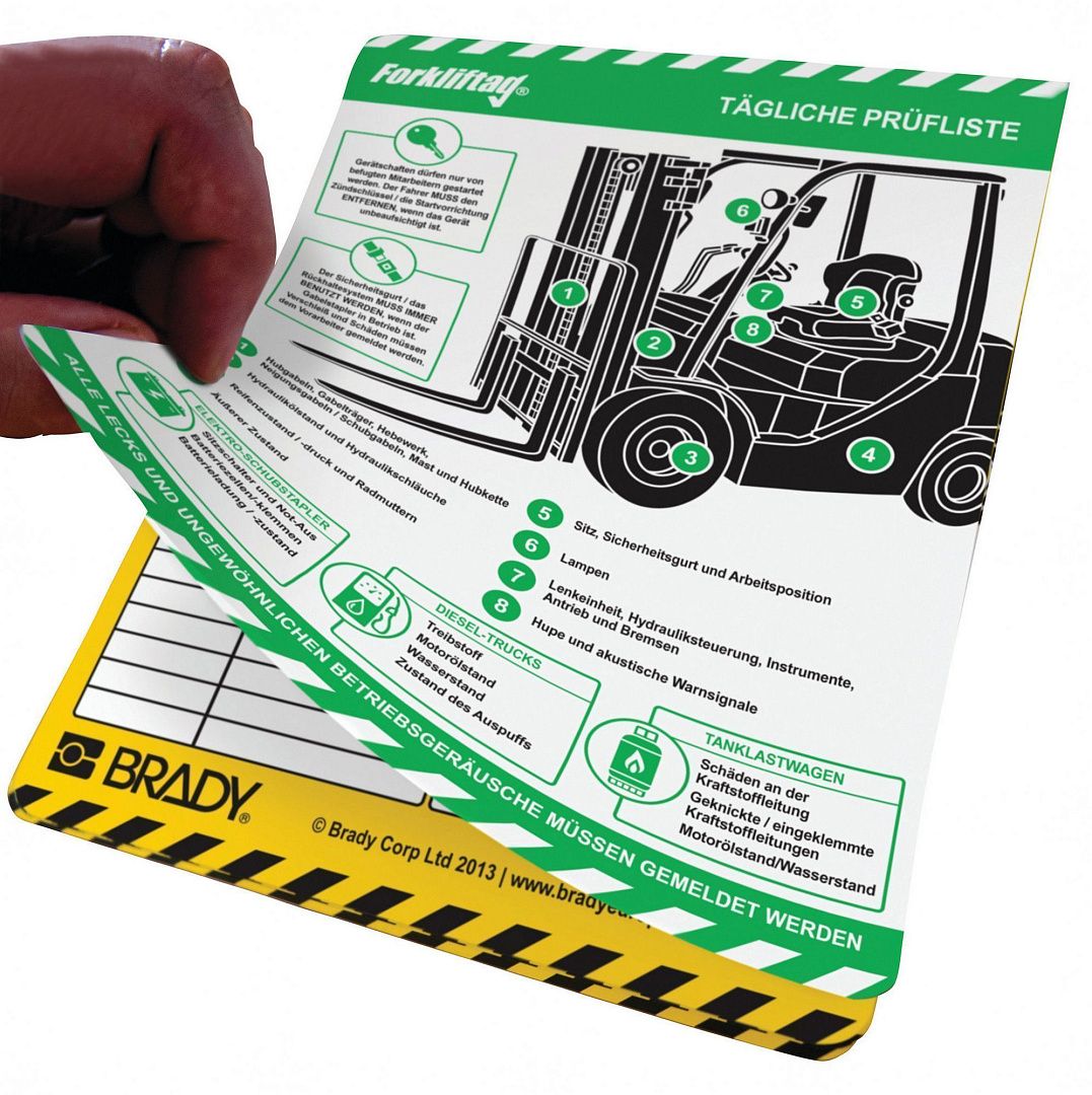Комплект Brady Forkliftag