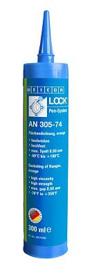 10019947 WEICONLOCK AN 305-74 Уплотнитель фланцев (50 мл) высокая вязкость, высокая сила фиксации, макс. зазо