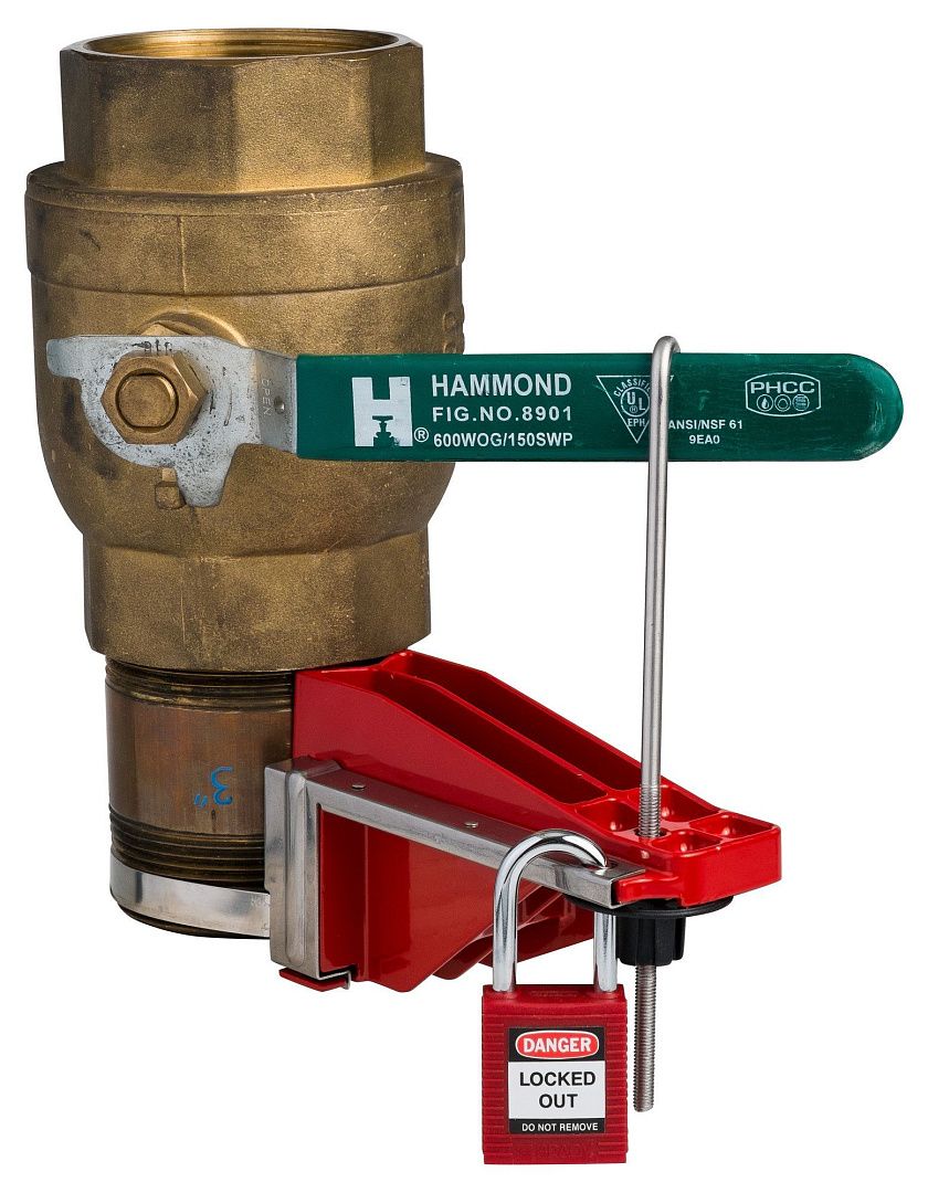 Блокиратор шарового вентиля Brady Perma-Mount