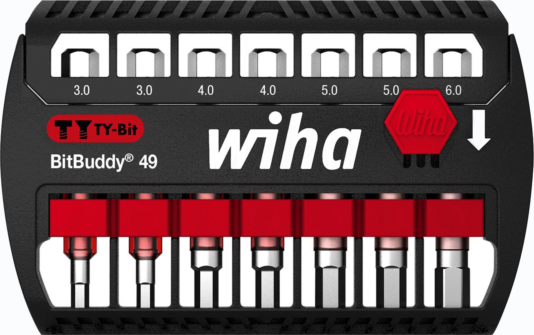 Набор бит Wiha BitBuddy TY 49 мм Шестигранник
