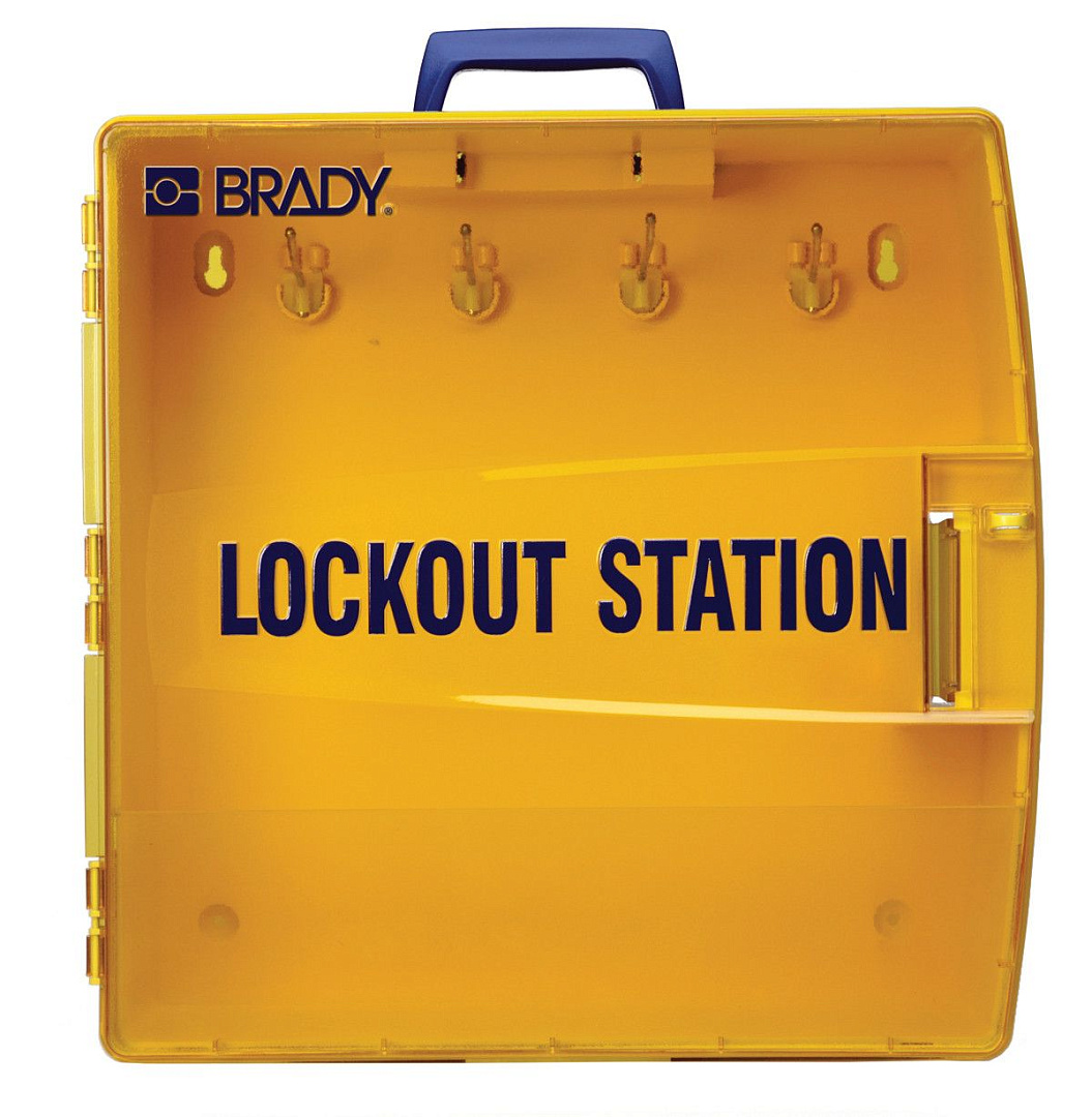 Станция Brady для блокираторов пластиковая переносная