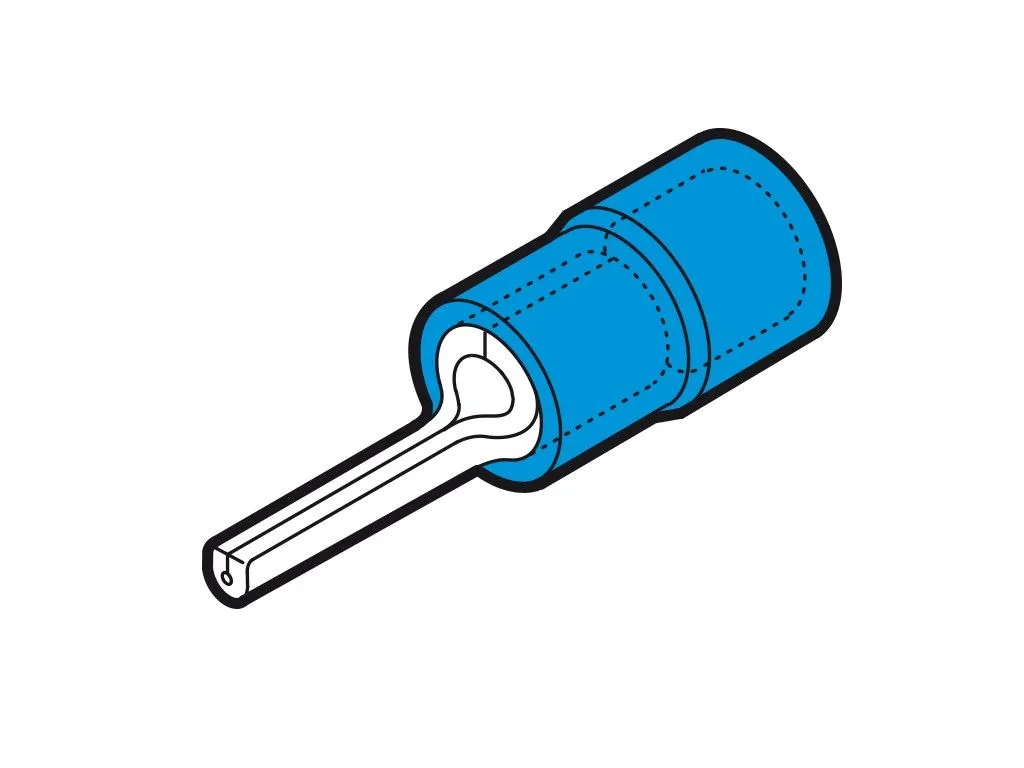 Наконечники Cembre штифтовые медные лужёные изолированные ПВХ