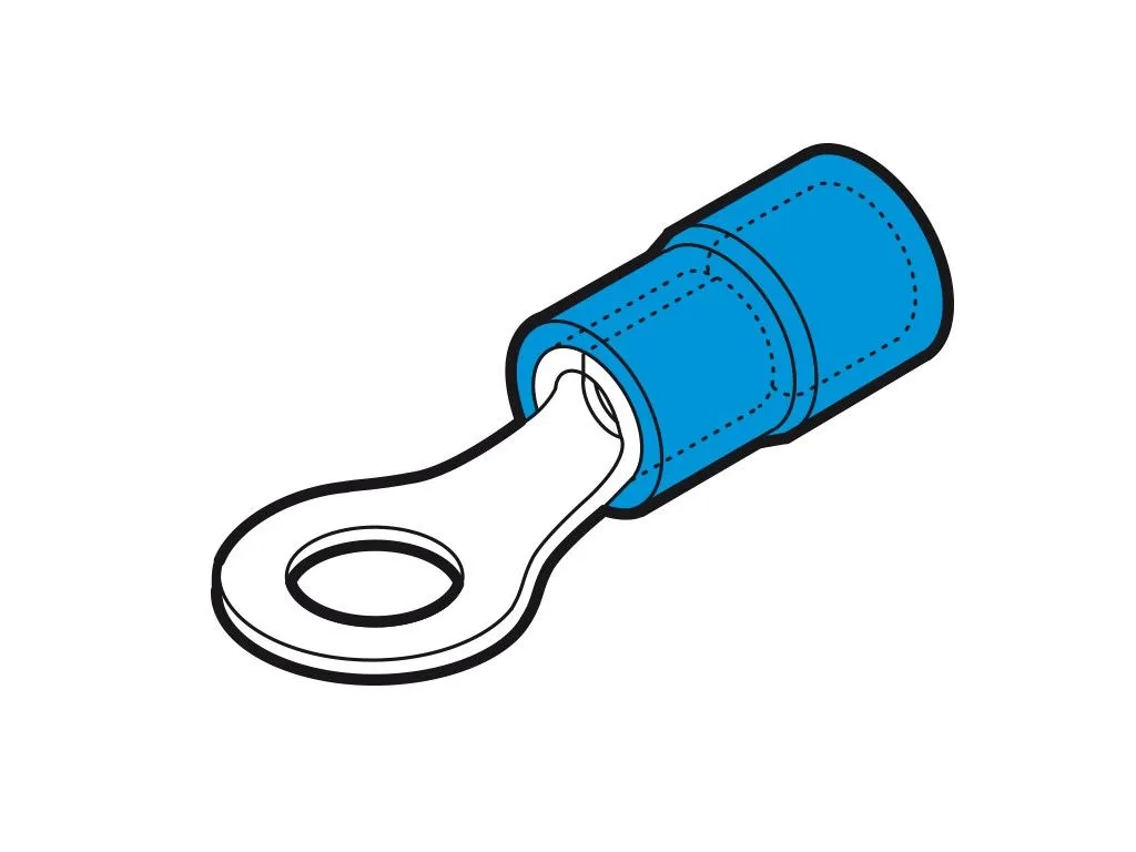 Наконечники Cembre кольцевые изолированные ПВХ