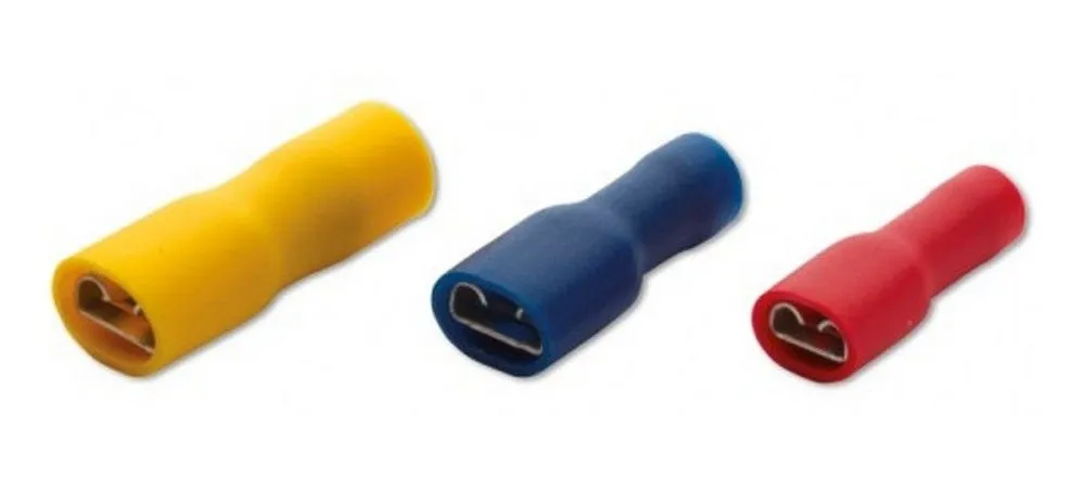 Разъем SAFAK плоский полностью изолированный ''мама'' (ПВХ)